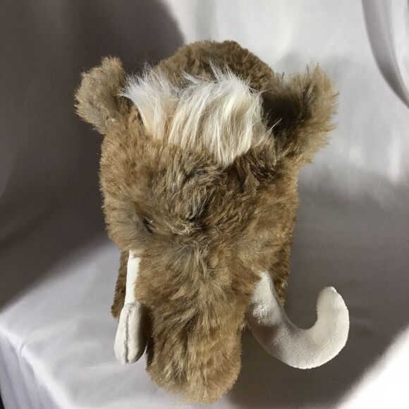 Woolly Mammoth Elephant Plush Tusks Realistic 12 X 9  Stuffed Animal - Picture 8 of 10